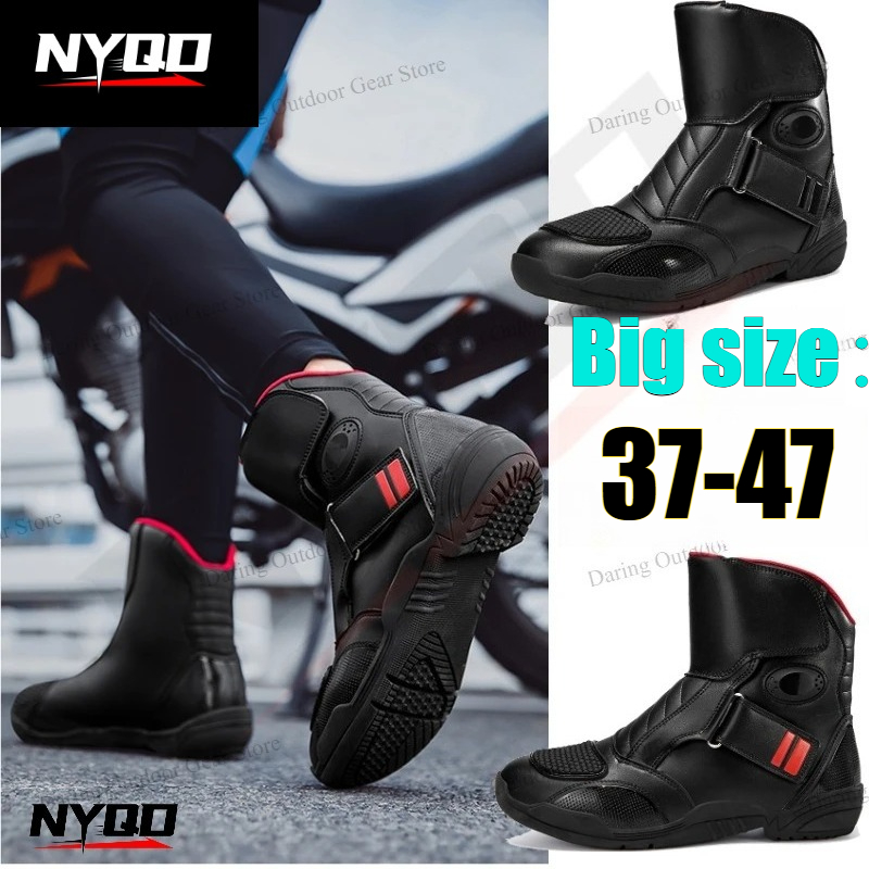 Motorcycle Boots Riding Shoes  - Motorcycle Gear For Plus Size Women recension och pris