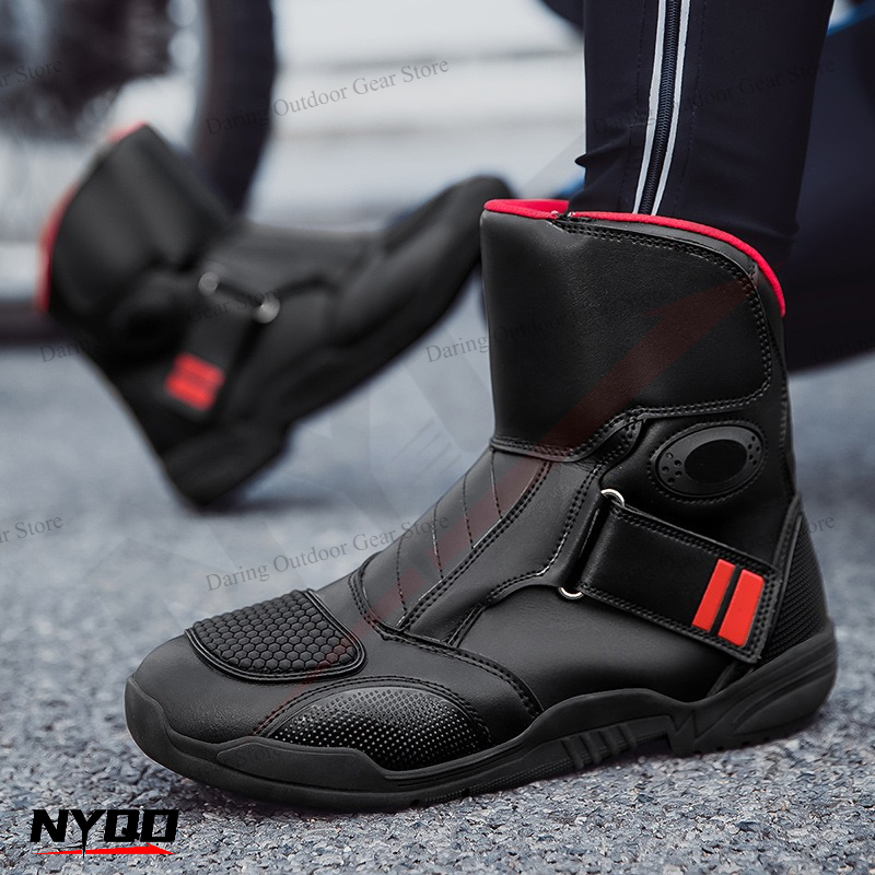 Motorcycle Boots Riding Shoes  - Motorcycle Gear For Plus Size Women recension och pris