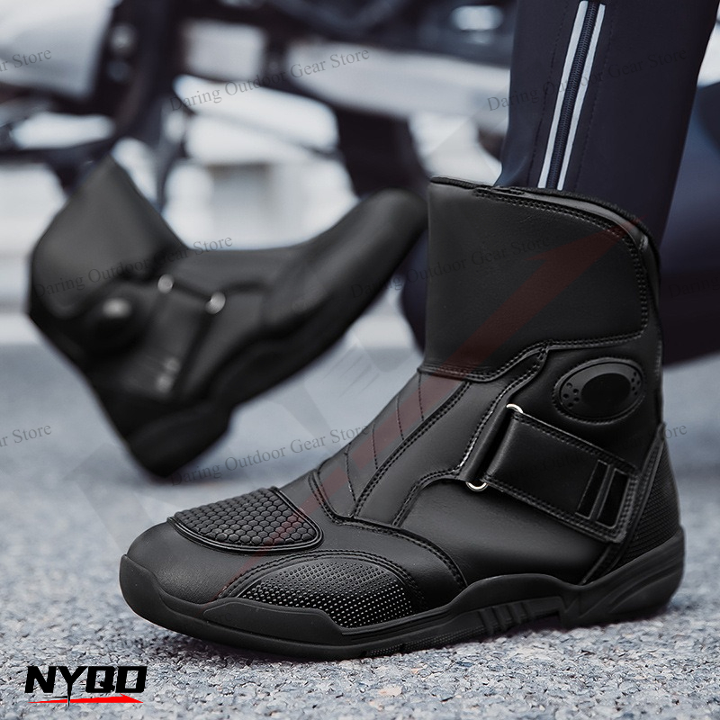 Motorcycle Boots Riding Shoes  - Motorcycle Gear For Plus Size Women recension och pris