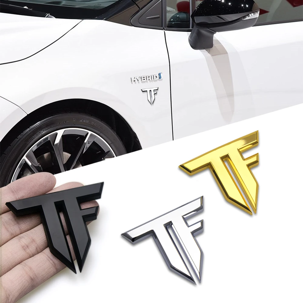 1pc 3D Metal TF Emblem Badge C - Motorcycle Gear Logo recension och pris