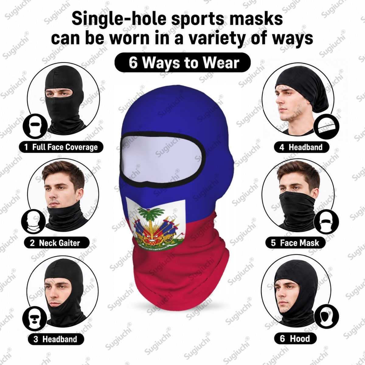 Haiti Cycling Balaclava Full F - Helmet Full Face recension och pris