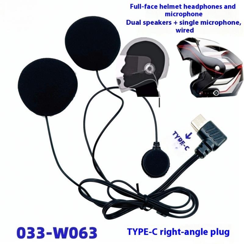 1Pc Type-C Plug HD Noise Reduc - Helmet Full Face recension och pris