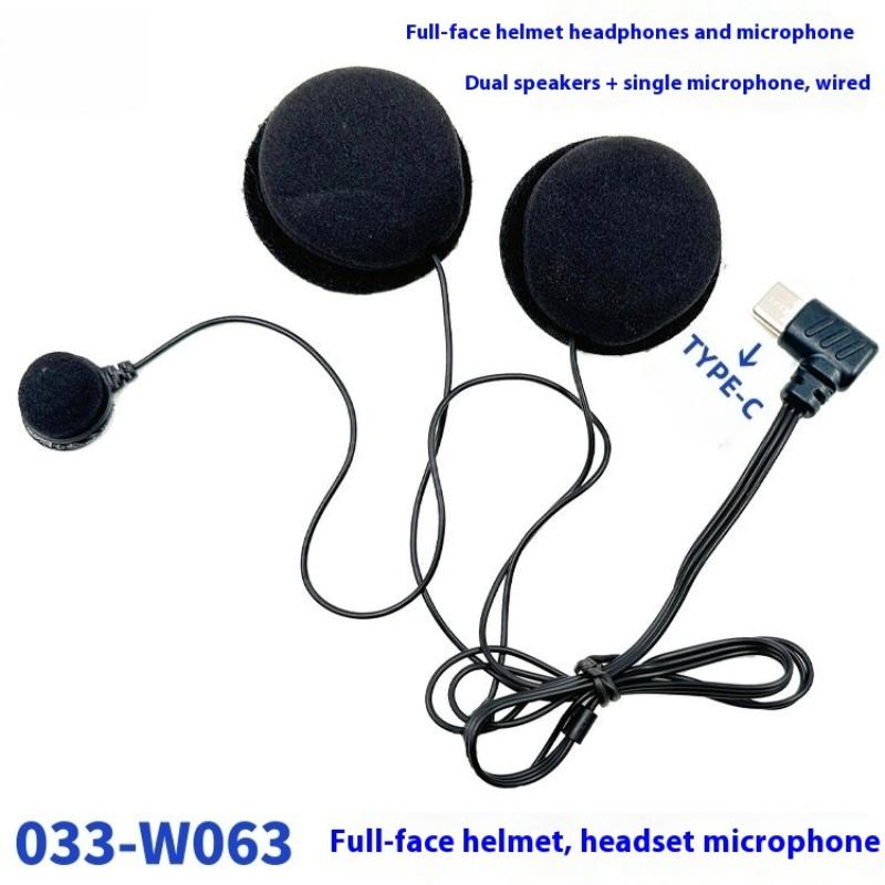 1Pc Type-C Plug HD Noise Reduc - Helmet Full Face recension och pris