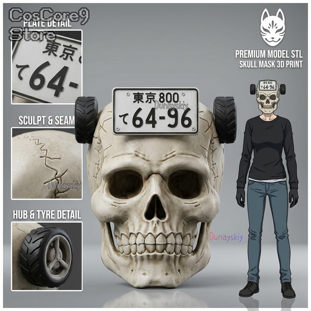 Dorohedoro Ebisu Skull Mask Co - Helmet Full Face recension och pris