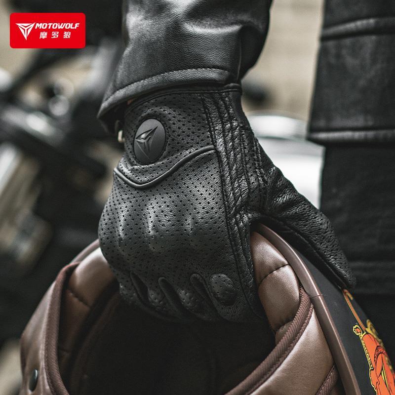 MOTOWOLF Motorcycle Gloves Men - Motorcycle Gear Adventure recension och pris
