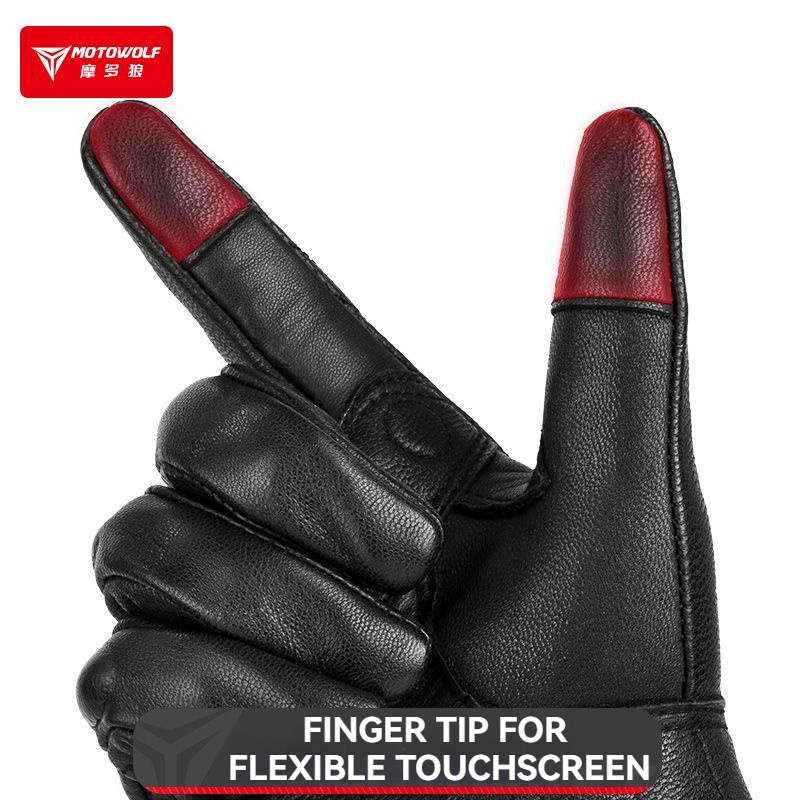 MOTOWOLF Motorcycle Gloves Men - Motorcycle Gear Adventure recension och pris